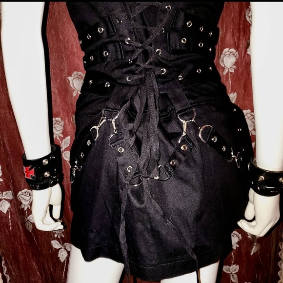 π€Bad Ass Black Punk/Goth Dressπ€ - Picture 6 of 7